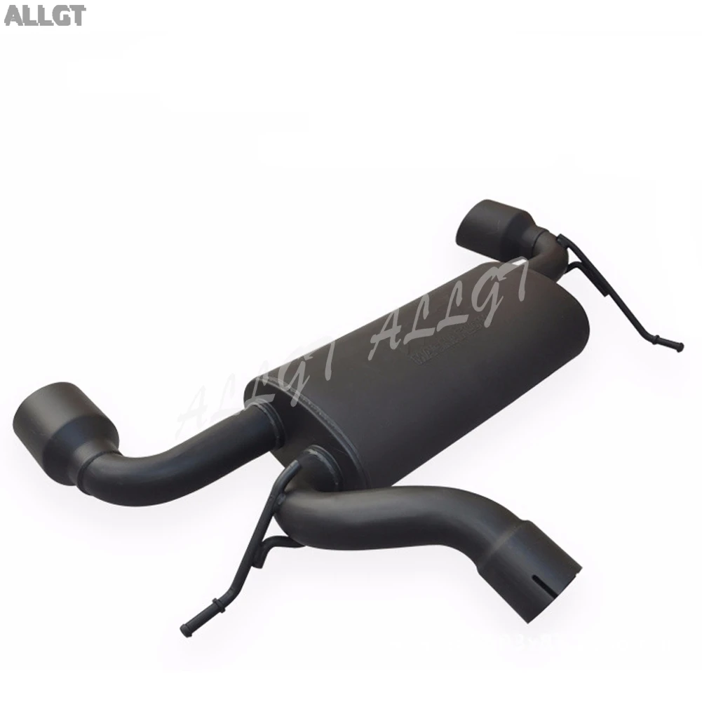 Performance Axle Back Dual Outlet Exhaust System Satin Black Fits Jeep Wrangler JL JLU 2018-2022 Dual Exhaust