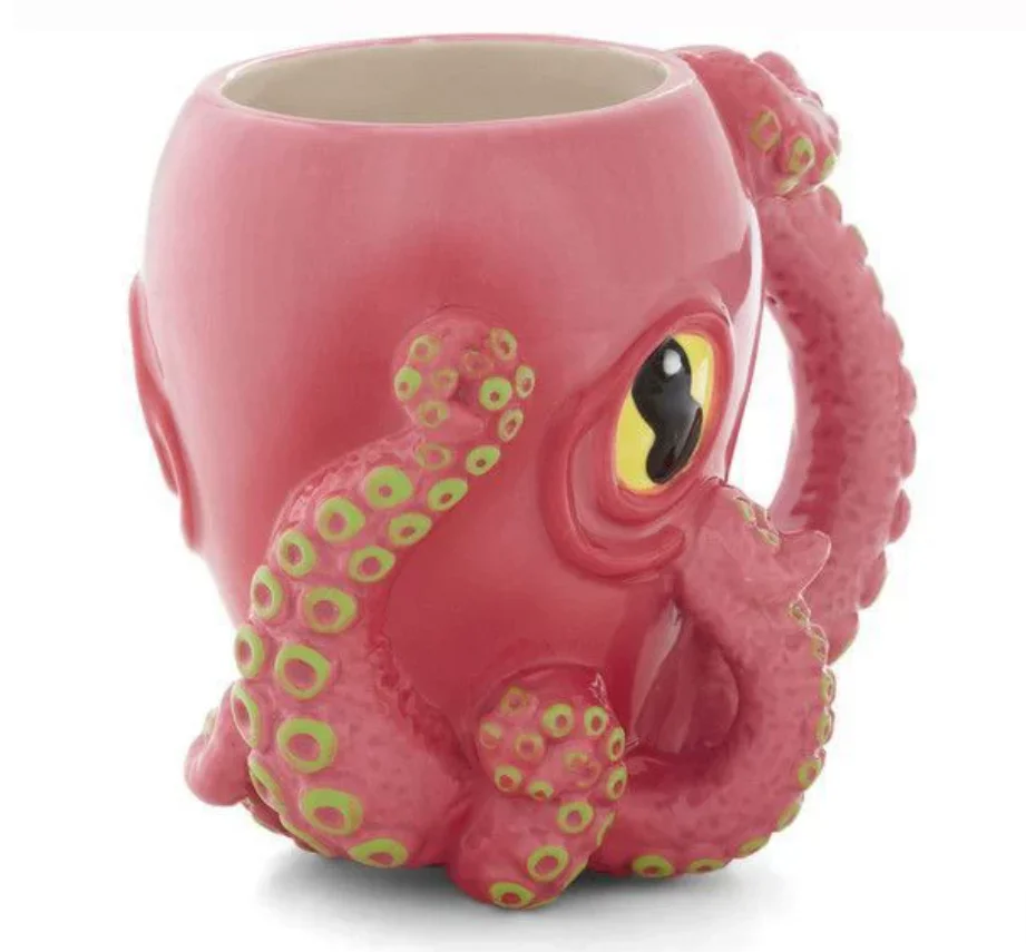 Creative Halloween Octopus 3D Mugs Cartoon Animals Personalized Designs Home Coffee Milk Cups Unique Fun Gifts - view 2