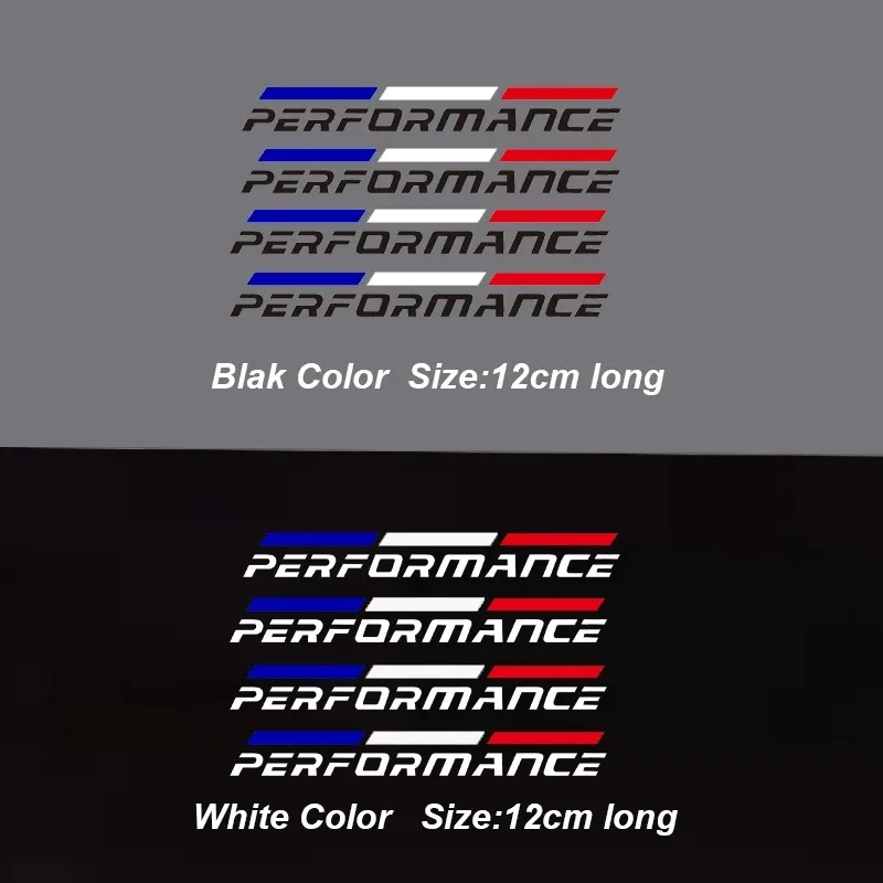 4Pcs/Set France Flag Sport Style Vinyl Stickers for Car Decor