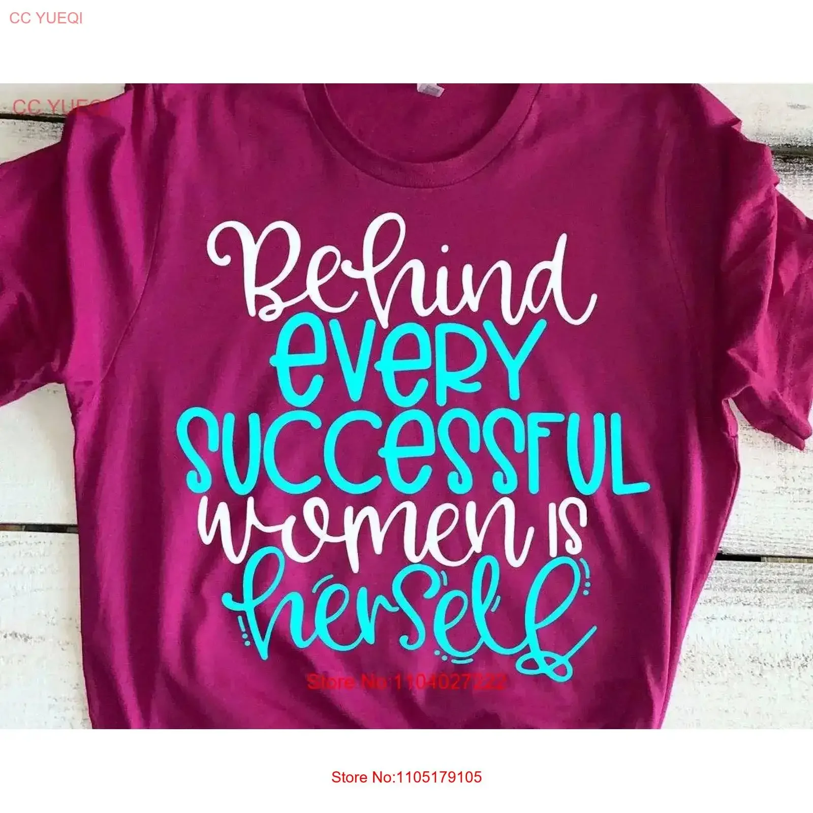 Successful Women T Shirt Entrepreneurship Behind Every Is Herself EmpowermenT Strong Be Proud vintage Washed Versatile