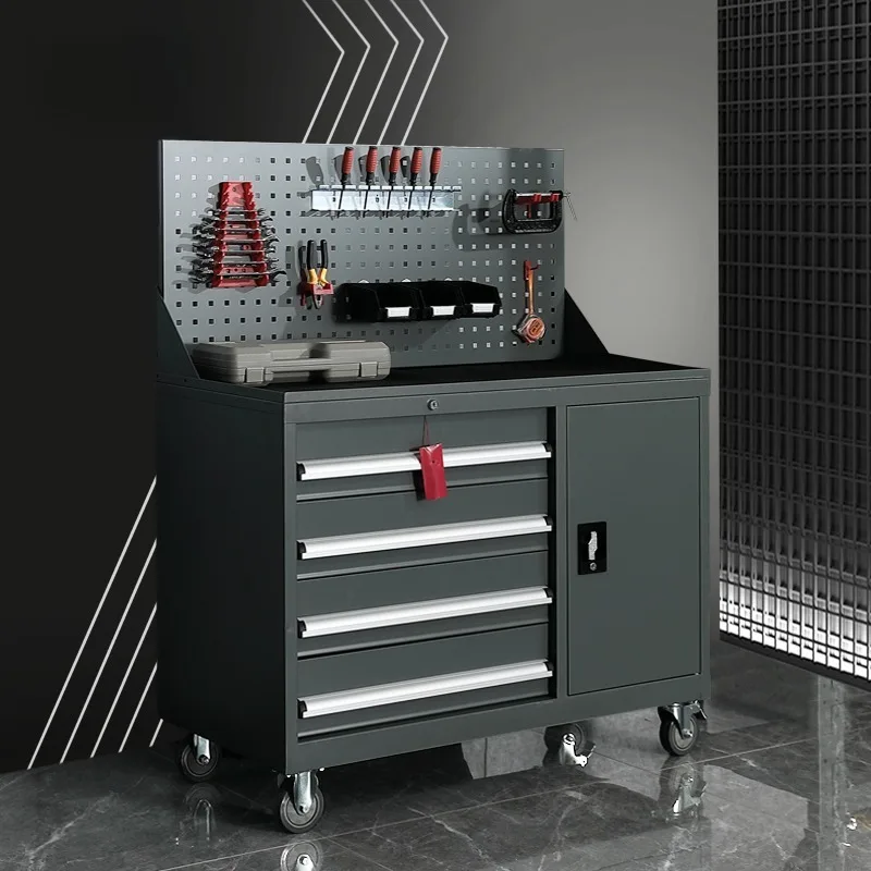 الثقيلة أداة عربة الأجهزة أداة خزانة إصلاح السيارات متعددة الوظائف خزانة ورشة عمل أجزاء صندوق تخزين الحديد #2
