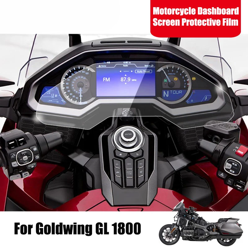 Motorcycle Dashboard Screen Protective Film Speedometer Scratch Film for Honda Goldwing GL1800 2018 2019