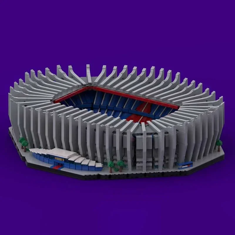 Moc Building Bricks Football Park Model Technology Blocks Modular City Building Model Gifts Christmas Toys DIY Assembly Set