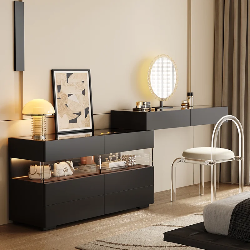 

Organizer Makeup Vanity Table Storage Drawers Filing Cabinets Coffee Dressing Table Modern Luxury Vestidores Trendy Furniture