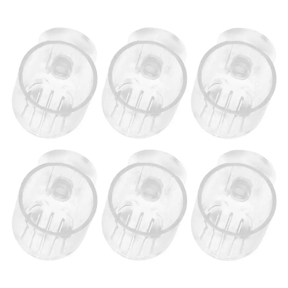 

6 Pcs Hydroponic Fish Tank Flower Pot Aquatic Cup Holder Aquarium Cultivation Plant Suction Acrylic