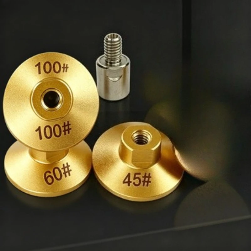 4pcs/set Soldering Grinding Head, Ceramic and Marble Tiles, Stone Edge Trimming, Countertop Polishing, Angle Grinder Grinding Head