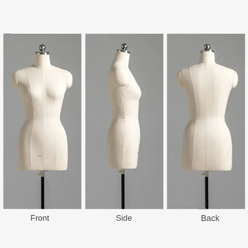 

Sewing Female Tailor Mannequin Body for Clothes Design and Bust Dress Form Stand Model Mannequin Display Stand with Wheels