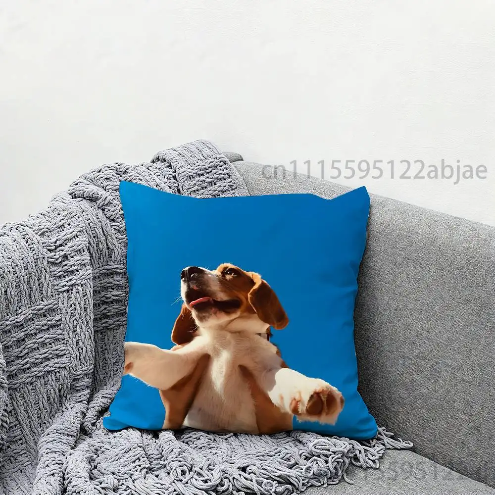 Profile Picture Throw Pillow Case 50x50cm DIY Square Pillowcase Square Office Cushion Cover