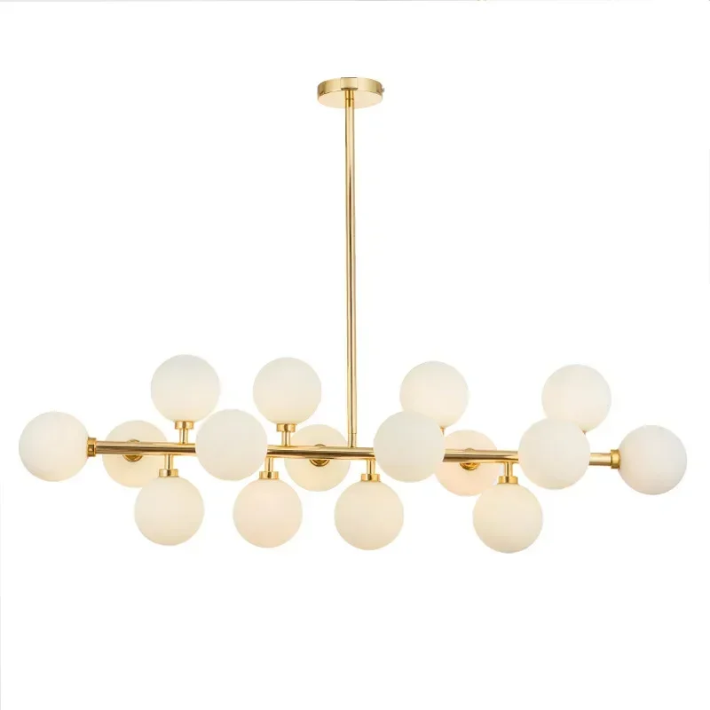 

Magic Beans 16 Heads Pendant lighting Art Glass ball Hang lamps Kitchen Dining room decor Led indoor