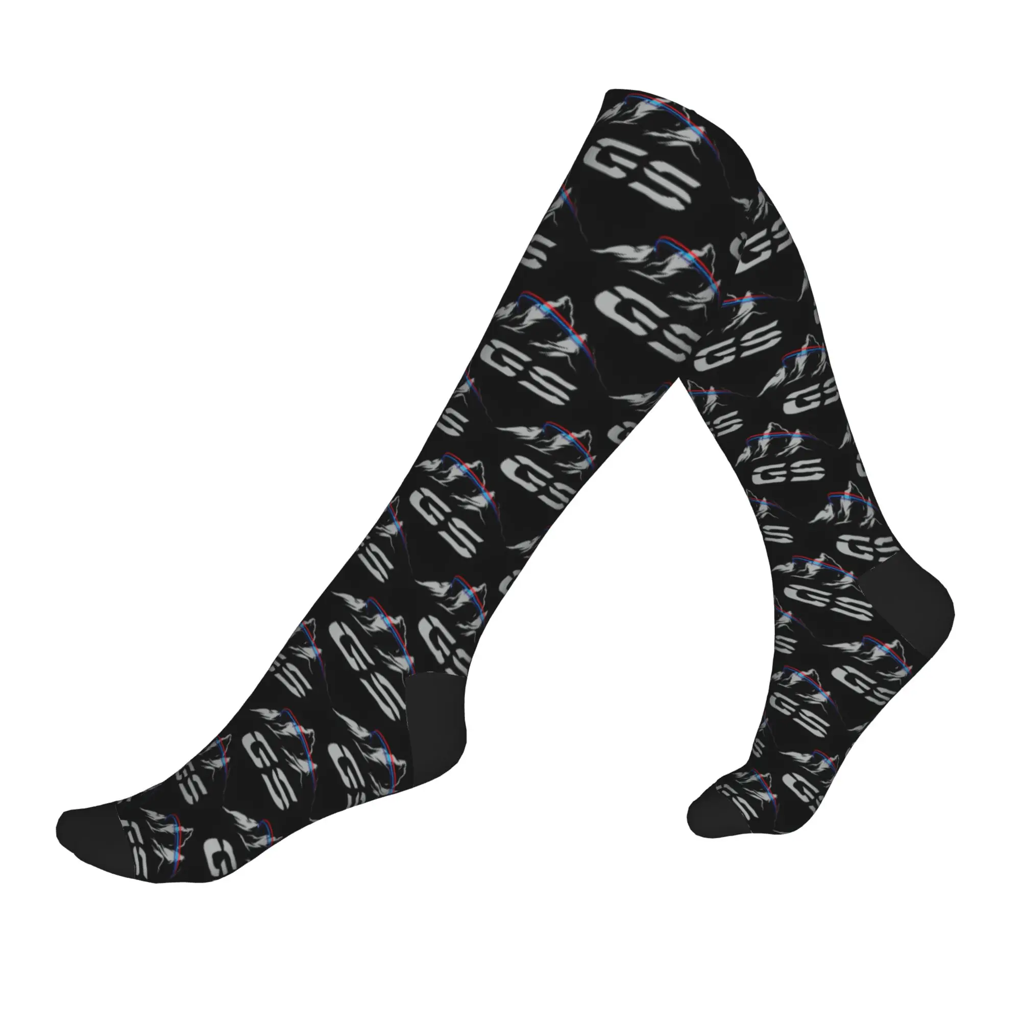 Chaussettes de compression sportives pour hommes Motorcycle Adventure GS, chaussettes unisexes mignonnes pour printemps, été, automne et hiver