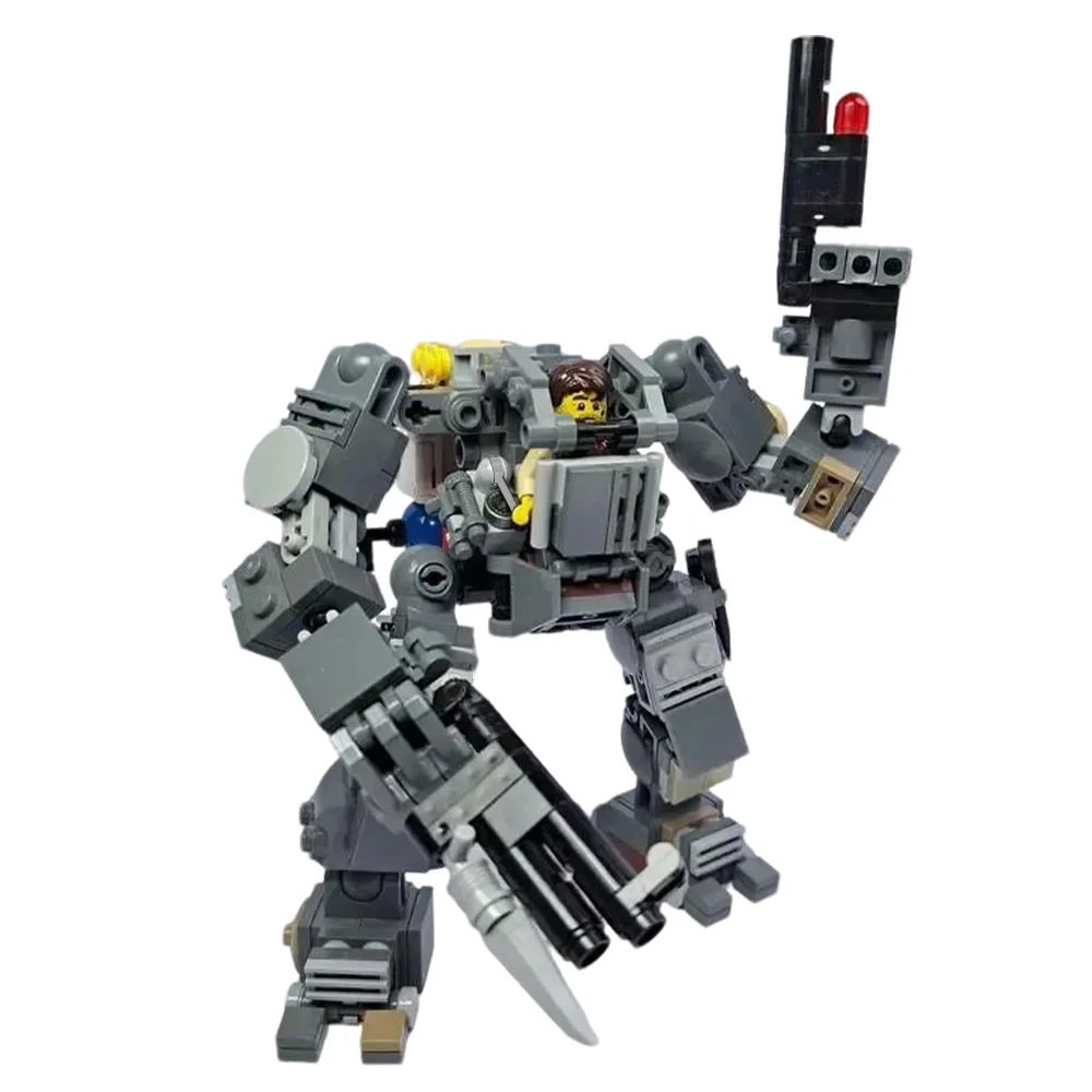 MOC Post-Apocalypse Survivor Mech Building Blocks Military Mech Creative Robot Brick Toy Adult Gift