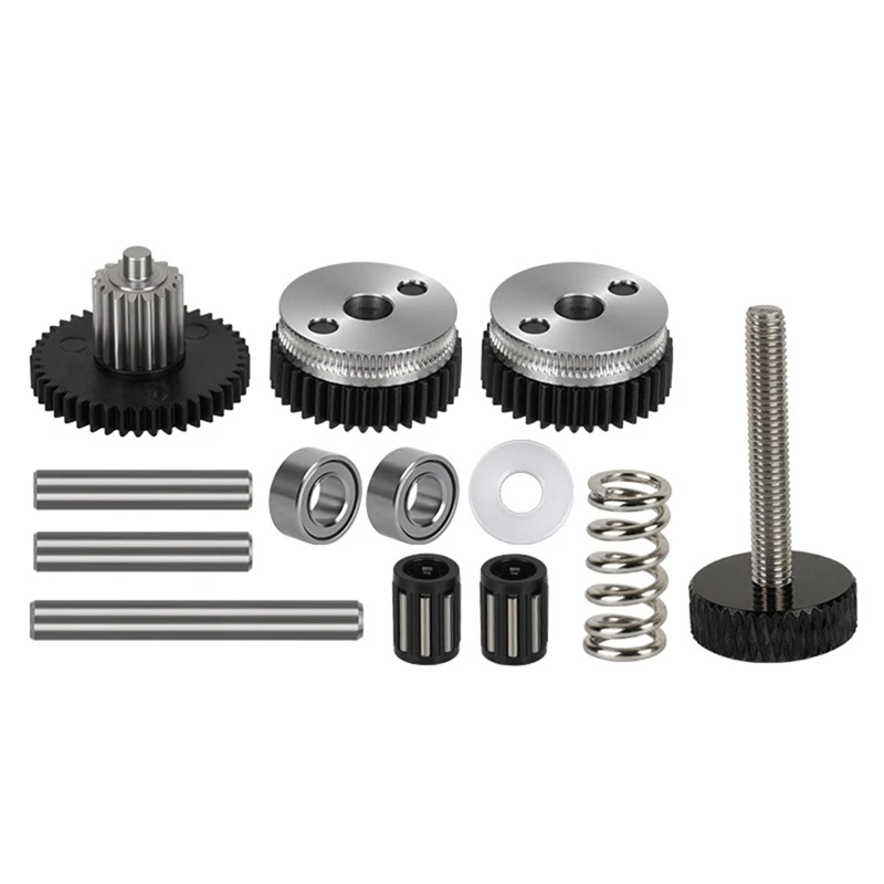 HGX-Extruder,HGX Extruder Gear Kit 2.4 0.1 High Precision Gear Hardened Steel Extruder 3D Print Accessories