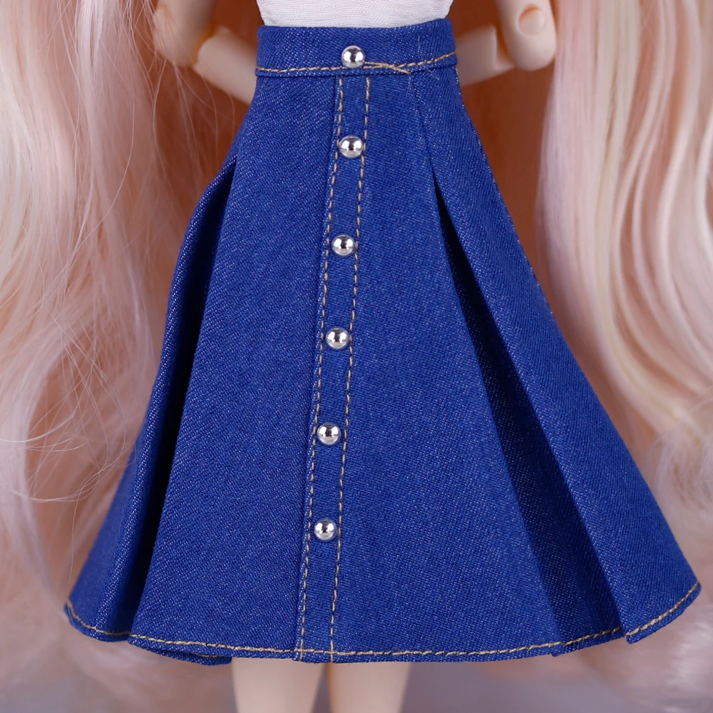 ICY DBS Bryce Doll Skirt Denim Skirt Youthful Casual Versatile Anime Girl 1/6 BJD Joint Body