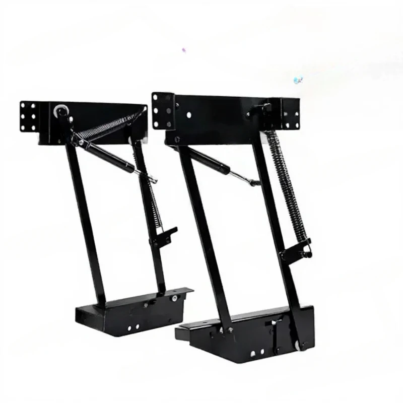 Heavy Duty Mechanism Hydraulic Lifting Spring Pull Hinge Apartment System Kitchen Cabinet Concealed Mixer Lift Up Shelf