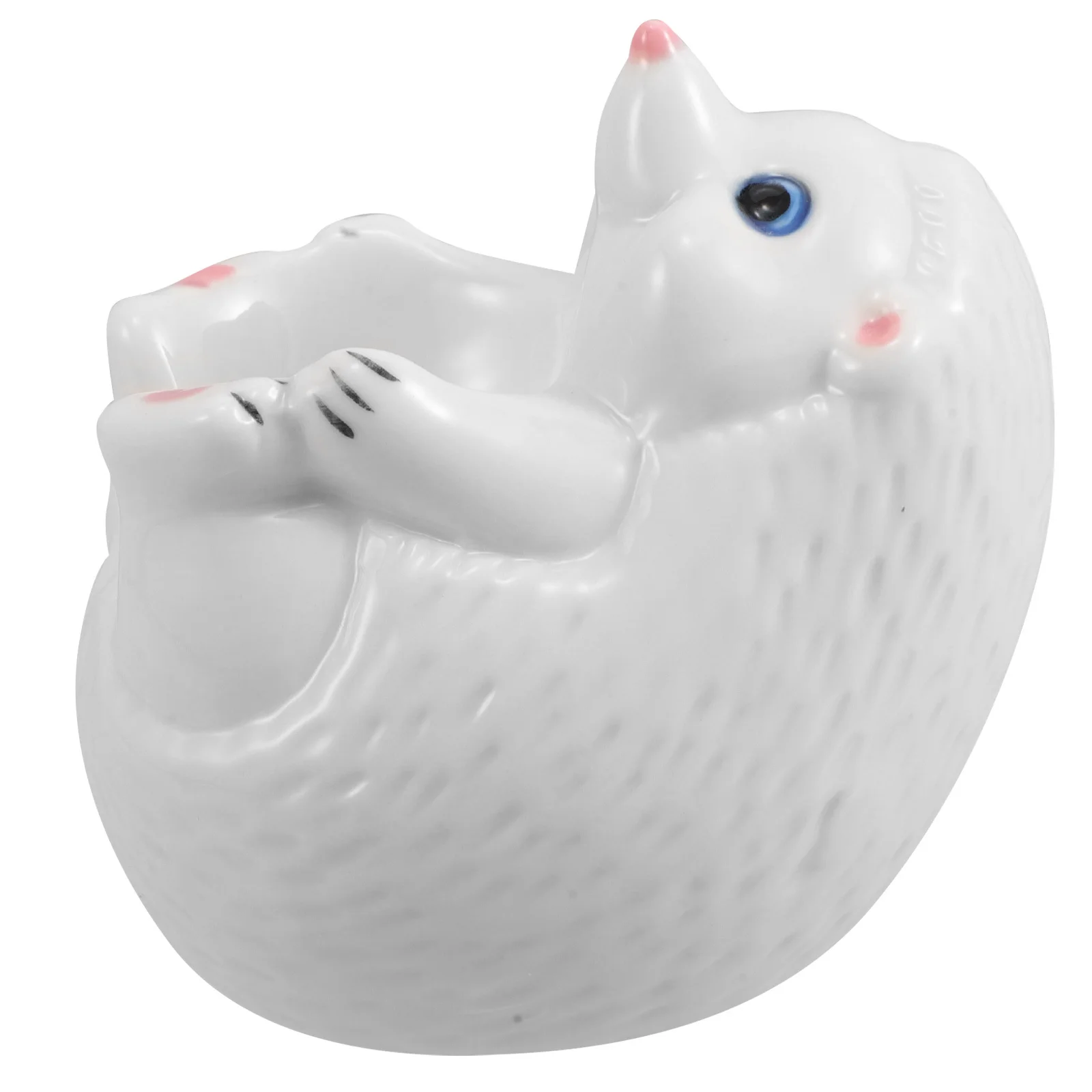 

Ceramic Egg Cups Cute Animal Design Breakfast Holder for Boiled Eggs Decorative Kitchen Tableware Counter Display Stand