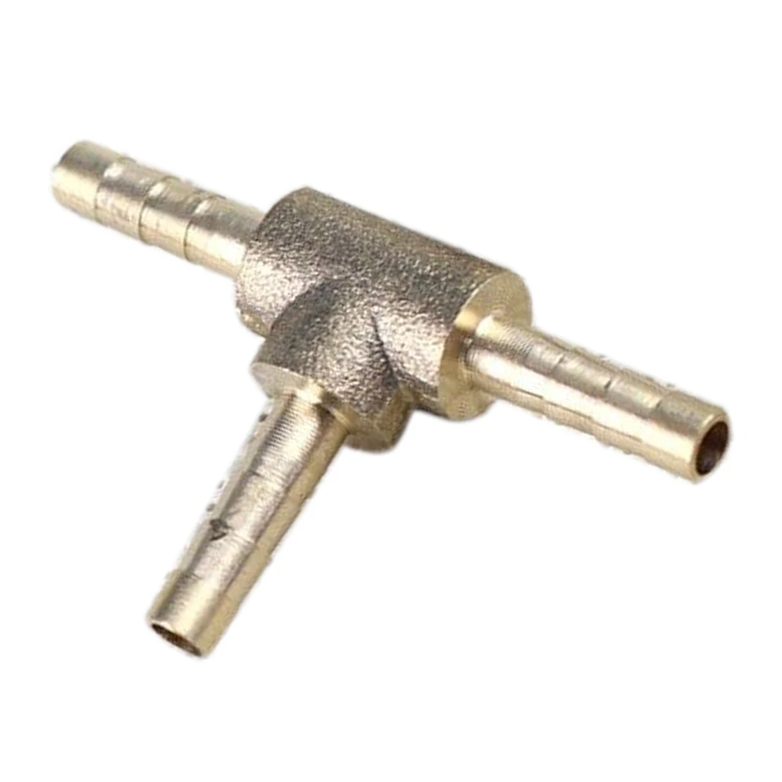 5Pcs 4mm 1/8 Inch 3 Way Tee T Hose Barb Connector Pipe Adapter Fitting Brass