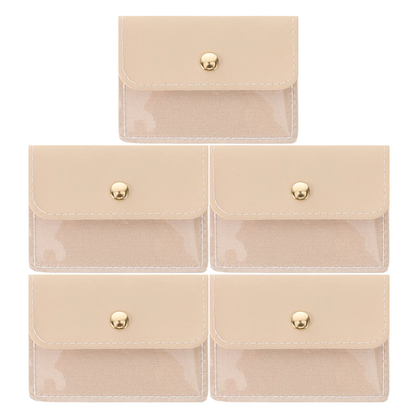 

Jewelry Storage Bags Transparent Small Plastic Pouches Reusable Organizer Packing Bags for Accessories