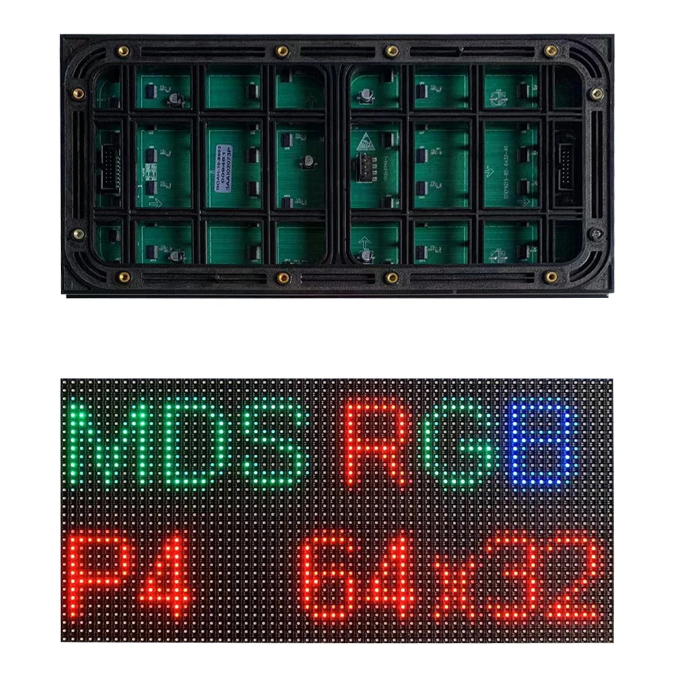 

P4 LED Sign RGB Full Color SMD 256*128mm Size 64*32 dots Indoor LED Display Module