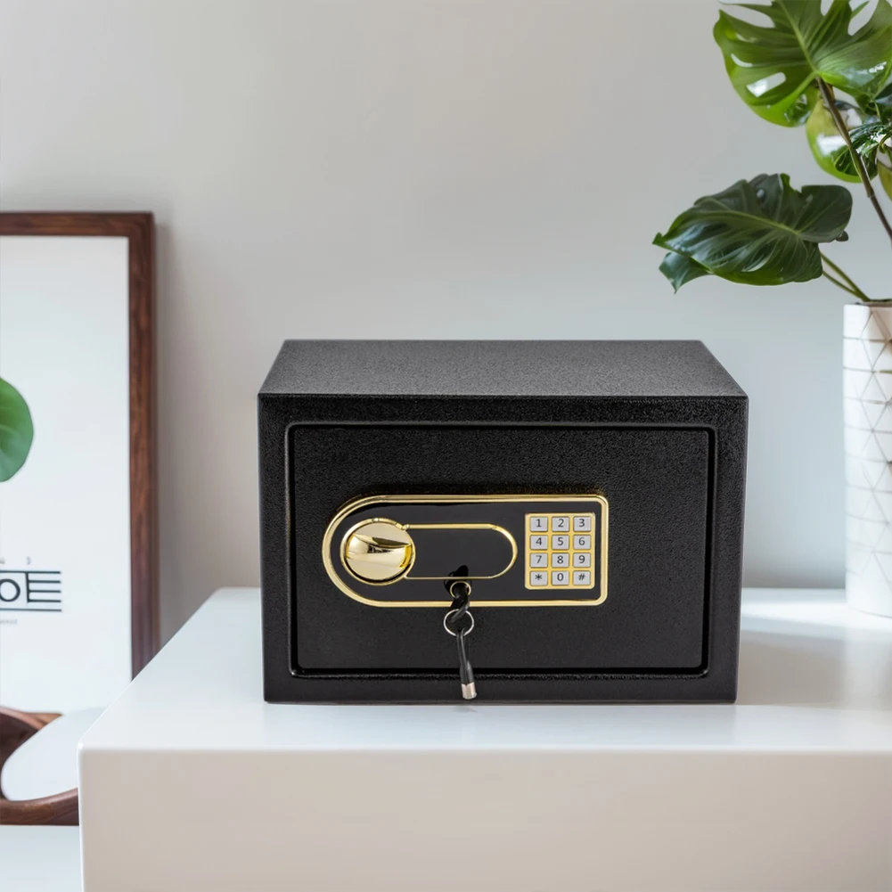 صندوق الأمان الإلكتروني المضاد للسرقة، صندوق الأمان بكلمة المرور، خزانة أمان مغلقة للأشياء الثمينة الشخصية #5