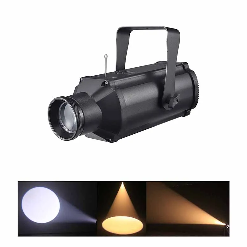 100W LEKO Profile Spotlights LED RGBW 4in1 Manual Cutting Stage Lighting Theater Wedding Catwalk Stage