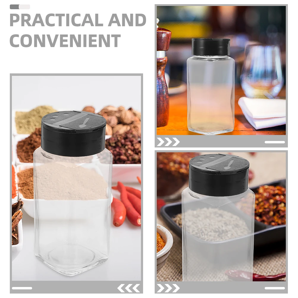 

4 шт., стеклянная солонка, банка для специй, контейнер для приправ, бутылка для хранения перца, кухонные принадлежности, герметичная бытовая техника