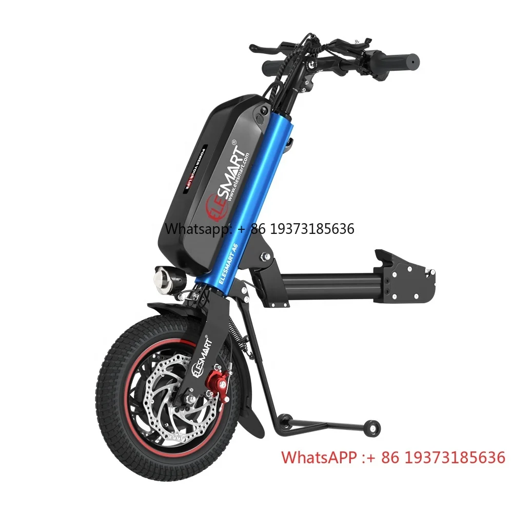 Long Warranty A6 Kit  Handbike Front Wheel Attachment Handcycle With 16Ah Battery
