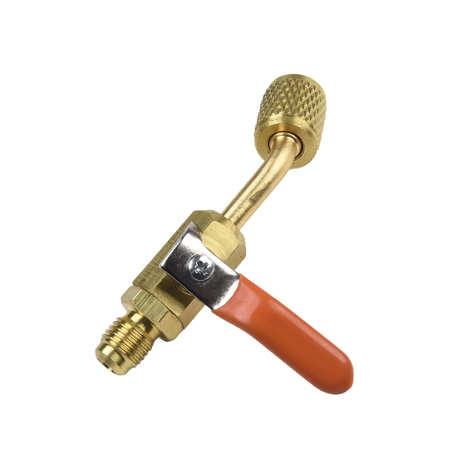 Efficient 1/4 Inch SAE HVAC Adapter Suitable for Conditioner Charging Hose T Allows Easy Charging Hoses HVAC 1/4 AC