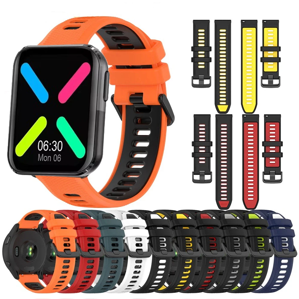 

Sports Silicone Strap for KUMI GT6 Smart Watch Quick 22mm Breathable Wrist Wristband for KUMI GT6 Huawei Watch GT 5 Accessorie