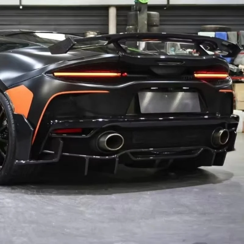 

Suitable for McLaren GT Upgrade 3K High-quality Lightweight Dry Carbon Fiber Rear Diffuser and Rear Corner Body Kit