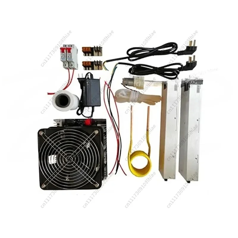 Induction Heater 4000W: High Frequency PCB Board for Melting Metal – Complete Kit with Coil, Pump, Crucible & Power Supply