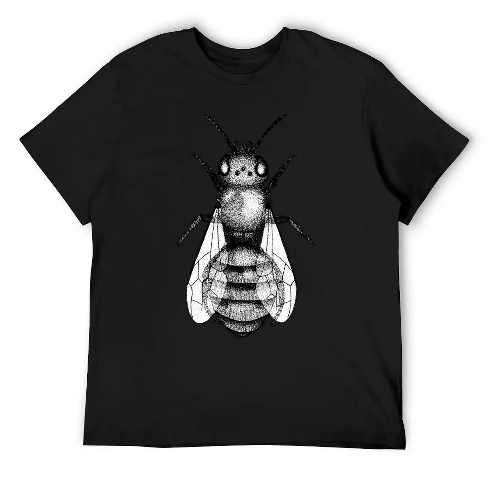 

Red mason bee in black and white T-Shirt baggy shirts shirts graphic luxury clothes men