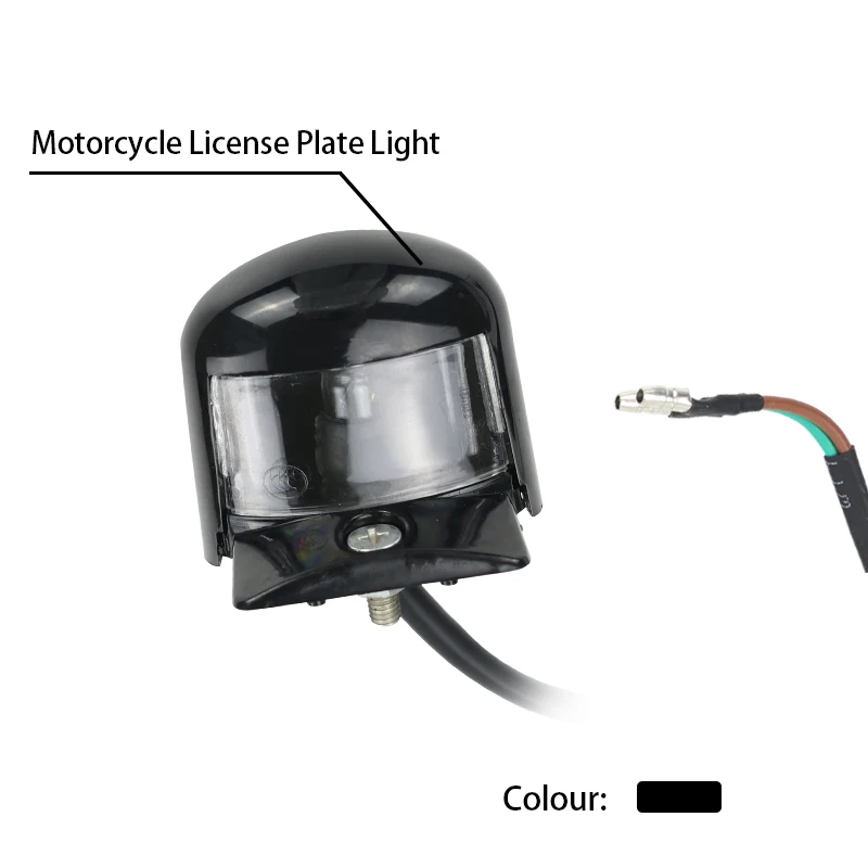 Peças de motocicleta ferramentas alumínio pc plástico luz da placa licença universal para bicicleta sujeira lâmpada placa motocross acessórios