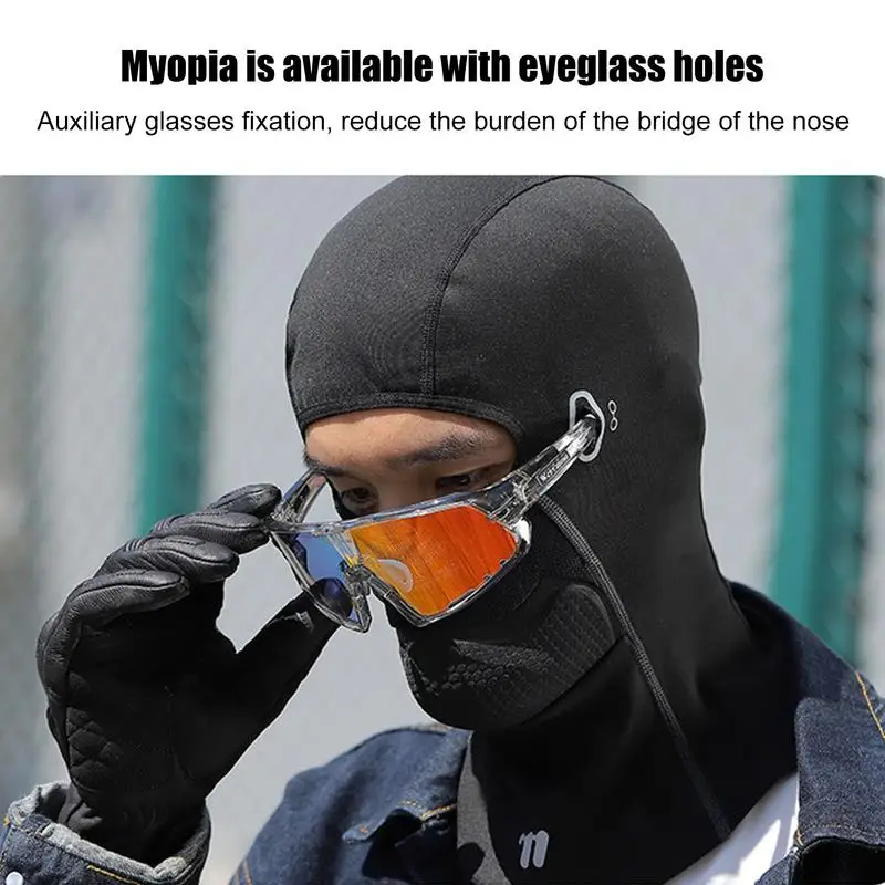 Motorcycle Full Face Ski Scarf All-Around Warmth Ski Face Cover Neck Gaiters Face Scarf Wear-Resistant Winter Face Cover For Men image 2