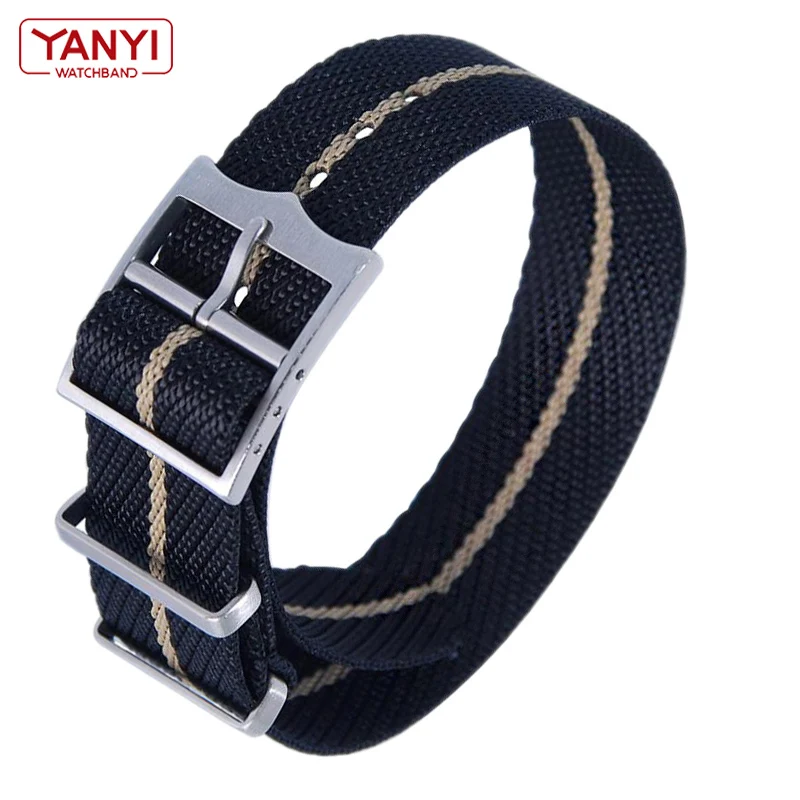 Nylon watchband For omega rolex seiko tudor Black Bay watches band 20mm 22mm Canvas watch strap Military Nylon Bracelet