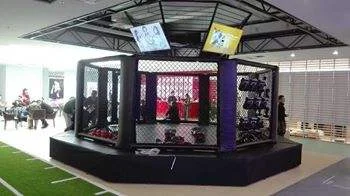 China High Quality Steel Octagon/Hexagon 5m International Standard Boxing Ring MMA & Wrestling Cage For Sale