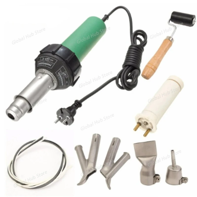 1600W Plastic Welding Heat Gun with 2 Fast Welding Nozzles and Extra HE Welding Rod