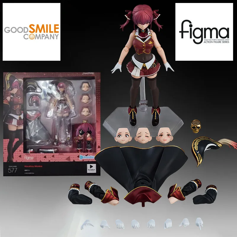 

GSC Genuine FIGMA Anime Figure #577 Marine Houjou H=135mm Action Figure Toys for Boys Kids Gift Collectible Model Ornaments