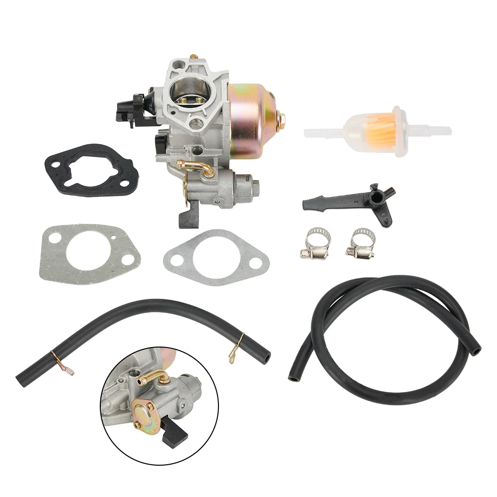 Carburetor For GX340 For GX390 GX420 11HP 13HP #16100-ZF6-V01 Lawn Mower Parts Carburetor With Fuel Line Gasket Kit