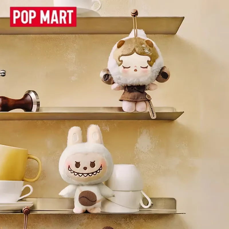 

POP MART POP BEAN COFFEE FACTORY Series Подлинная слепая коробка Mystery Box Guess Bag Игрушки Кукла Симпатичная аниме-фигурка Настольный компьютер