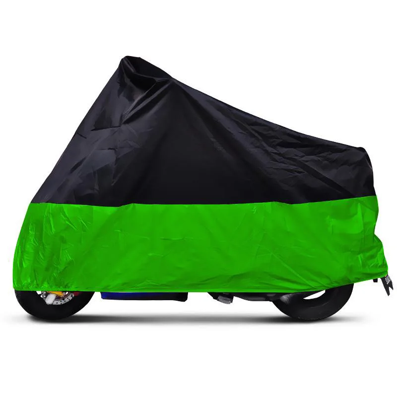 L Universal Green Motorcycle Cover For Kawasaki Ninja ZX 6R 7R 9R 10R 12R 14R