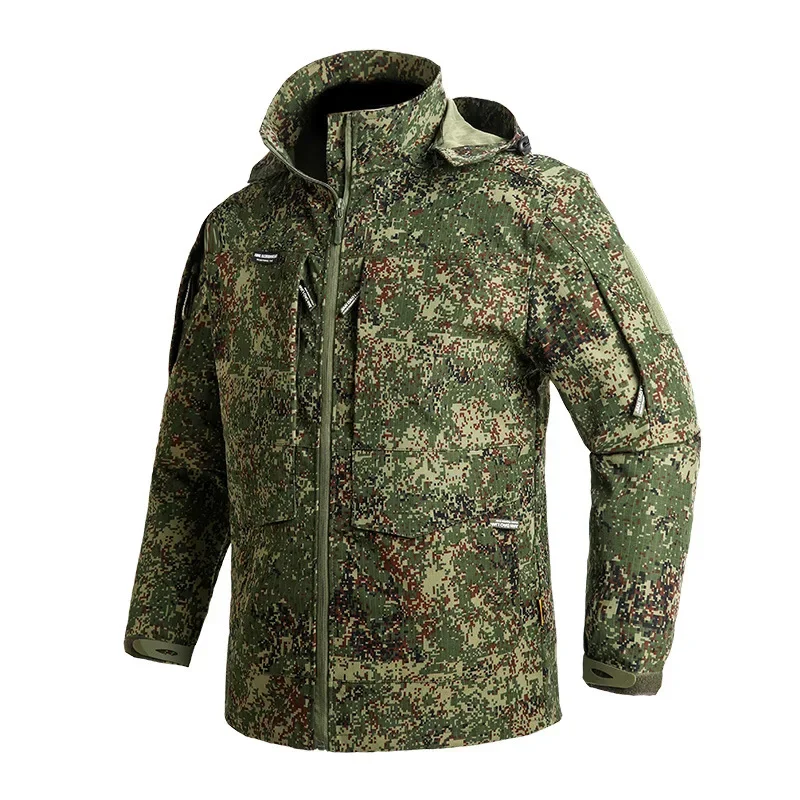 2026 Men's Russian Camouflage Training Clothing Suit Jacket Pants Tactical Uniform Sets Outdoor Hunting Wear-resistant Work Clot