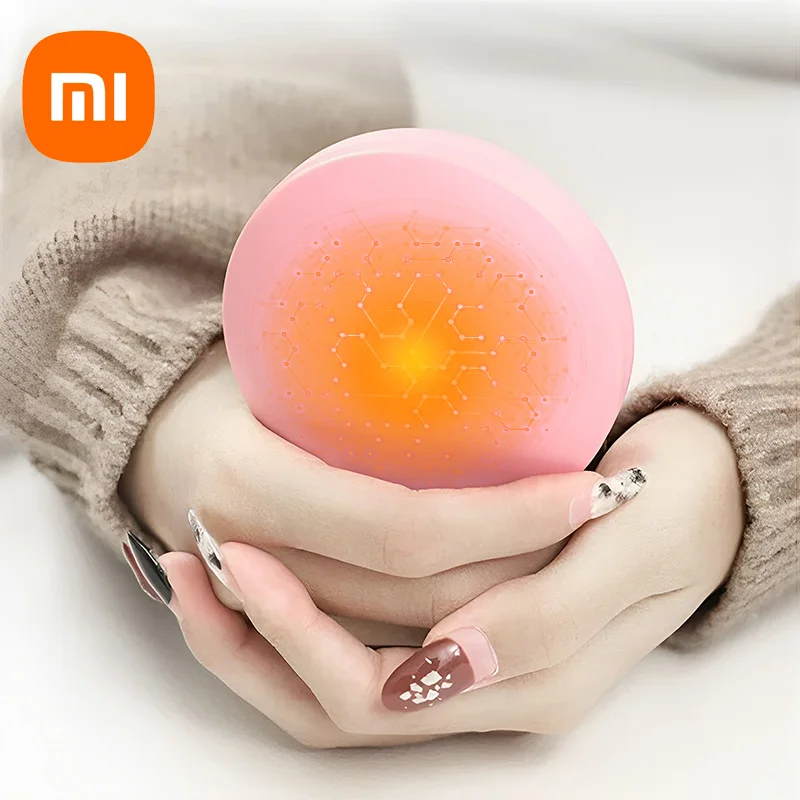 Xiaomi Round Hand Warmer Treasure Power Bank Charging 2-in-1 Double Sided Heating Portable Pocket Hand Warmer For Winter Skating