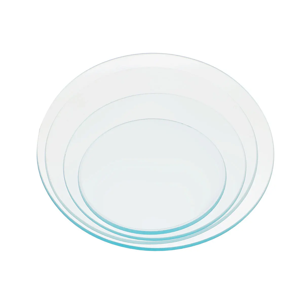 

4Pcs Thickened Watch Glass High Temperature Resistant Evaporating Dish Cover for Lab Beaker Container Multi Functional Clear