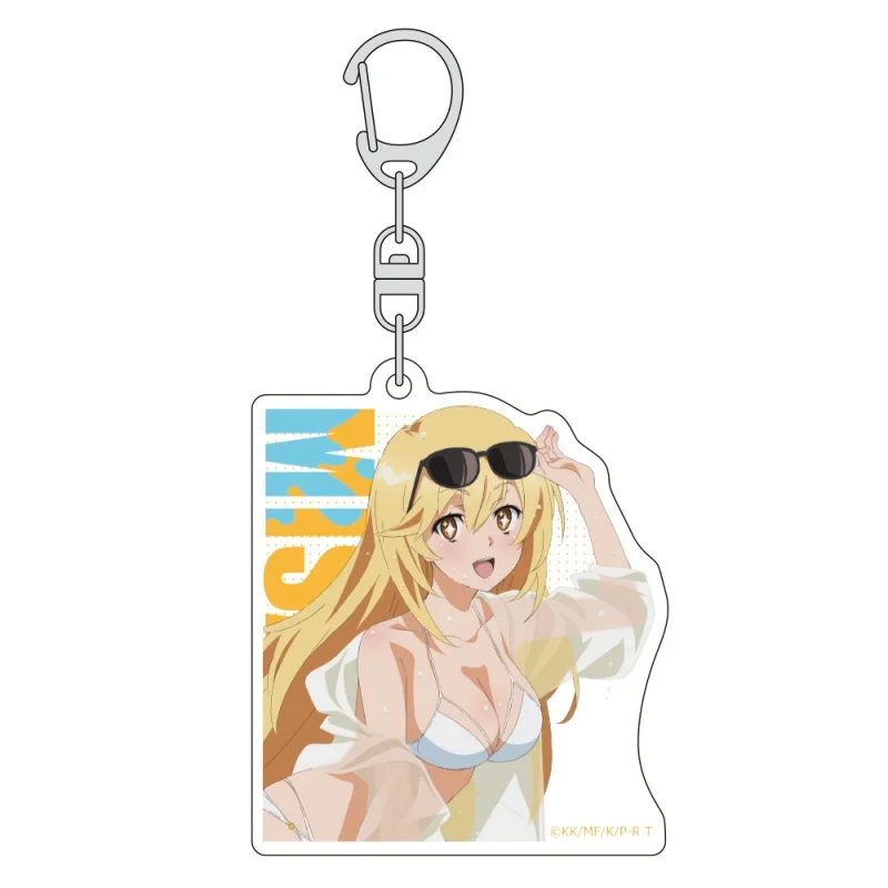 

Summer New Arrivals A Certain Scientific Railgun Acrylic Sport Car key bag backpack Cosplay Prop Decor Cartoons present 6cm