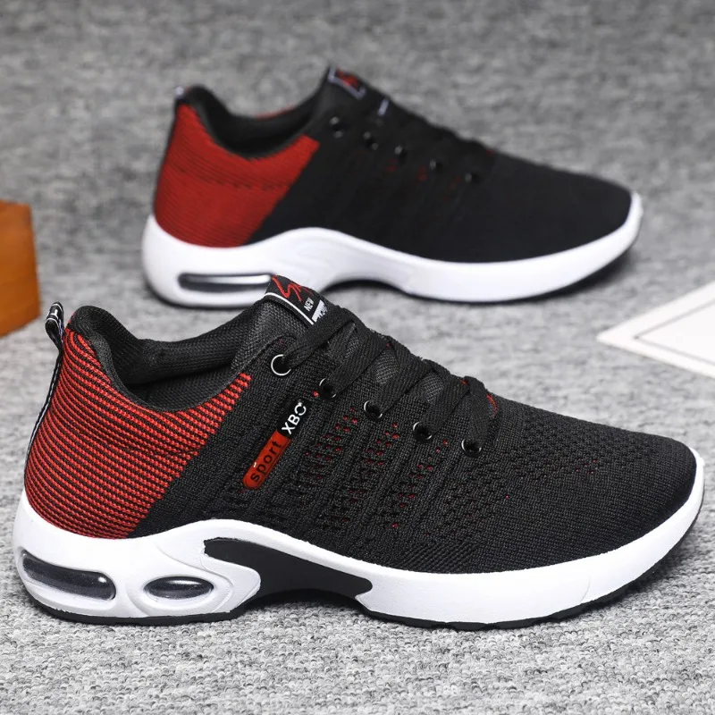 Fashion Breathable Men's Shoes Summer Mesh Flying Woven Casual Sneakers 2025 Versatile Men Tennis Running Shoes Zapatillas 39-44