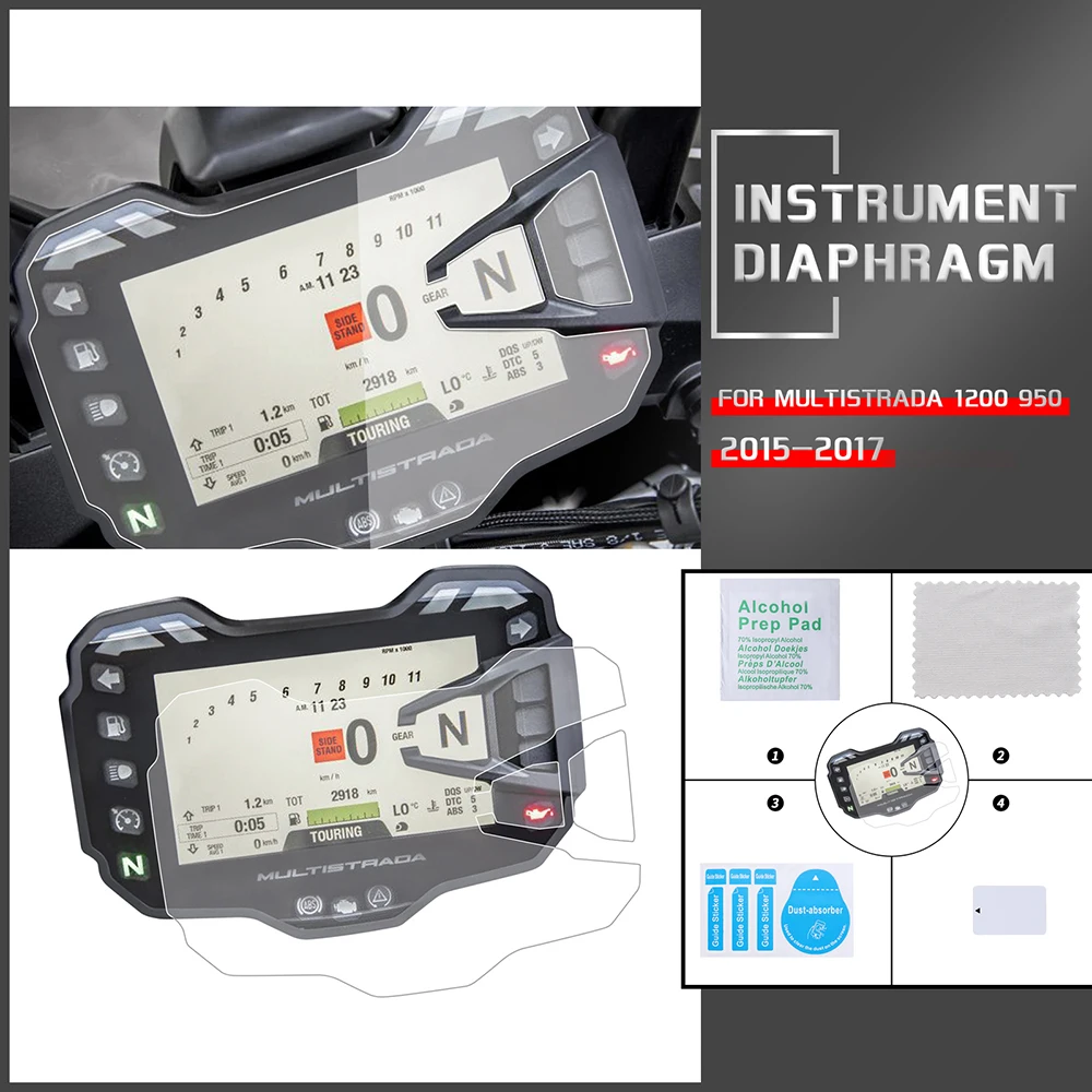 Защитная пленка от царапин на мотоцикл для DUCATI Multistrada 950 1200 1200S 1260 1260S MTS 2015-2018