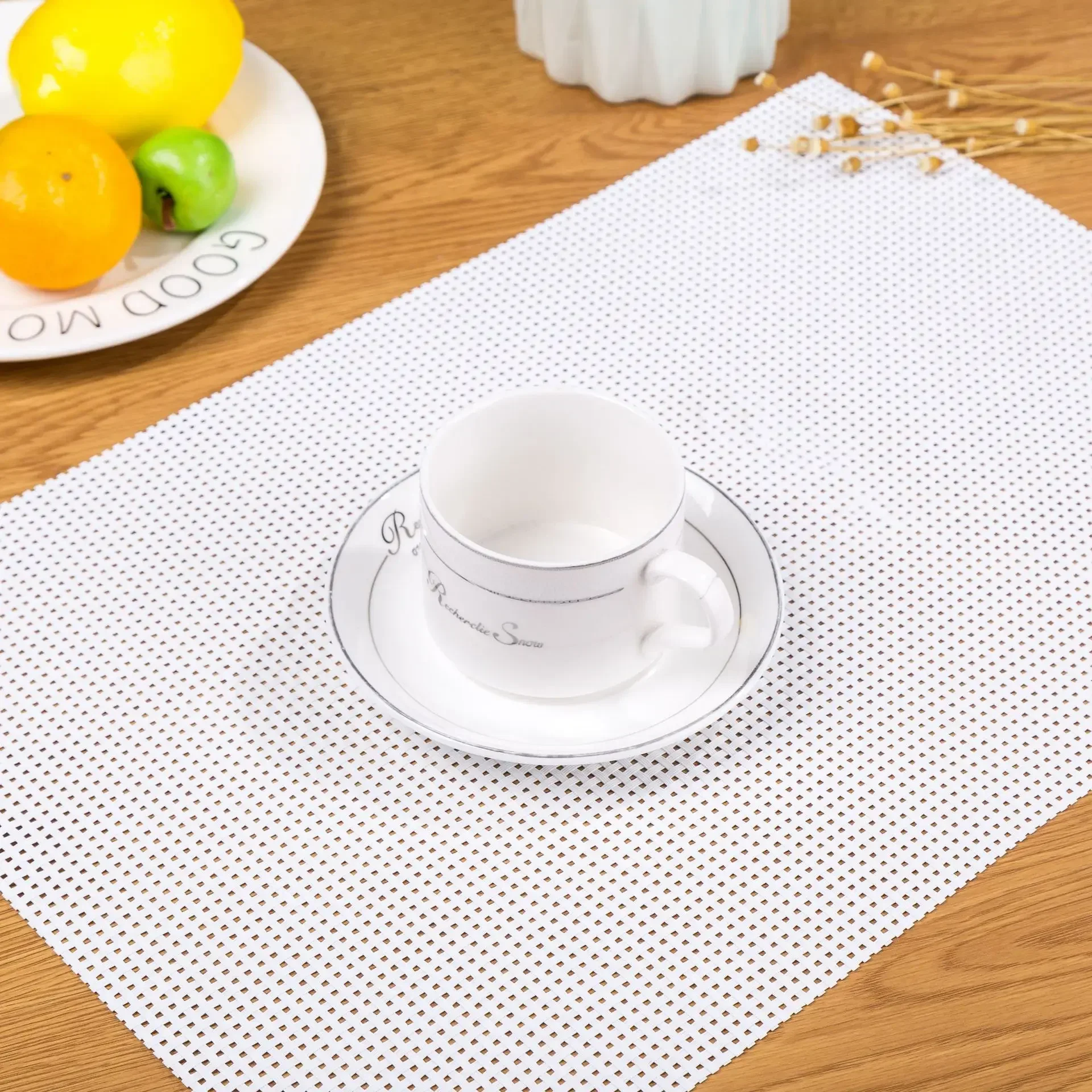 Placemats Kitchen Dinning Coasters Table Place Mats Non-slip Dish Bowl Holder Pad Placement Heat Stain Resistant Decorative Mat