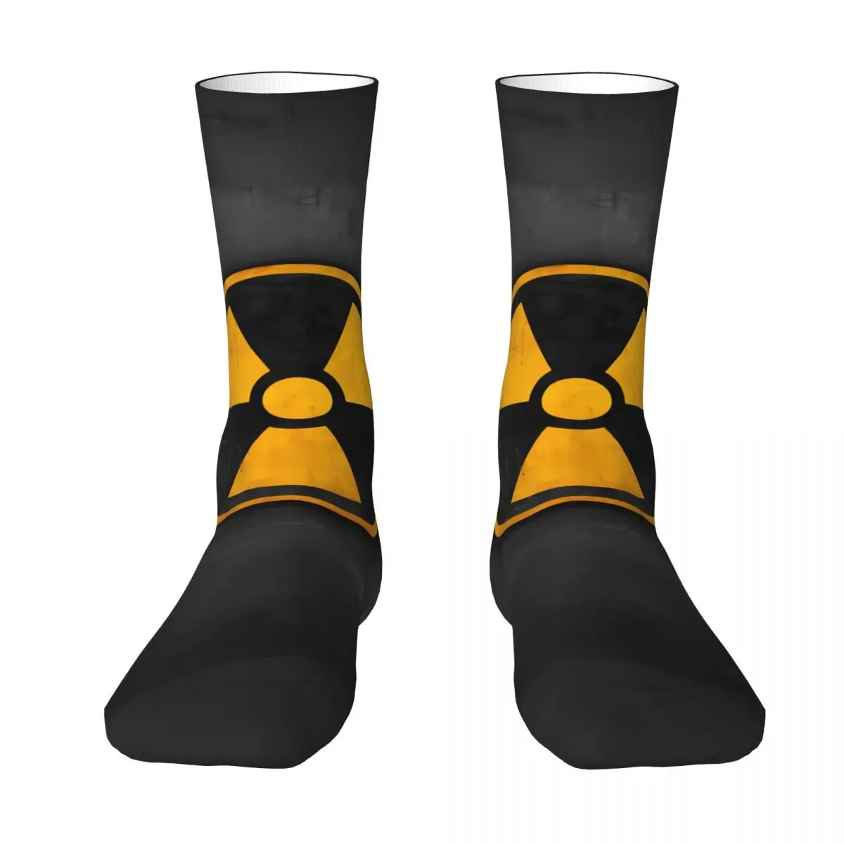 Warning Sock Printed Man Polyester
