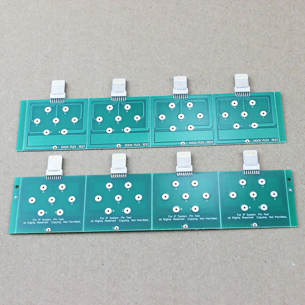 1pce Apple Android Type-C พร้อม PCB หางปลั๊กมือถือ papan ujian บอร์ดขนาดเล็ก papan ujian ขั้วต่อหลอดไฟ LED