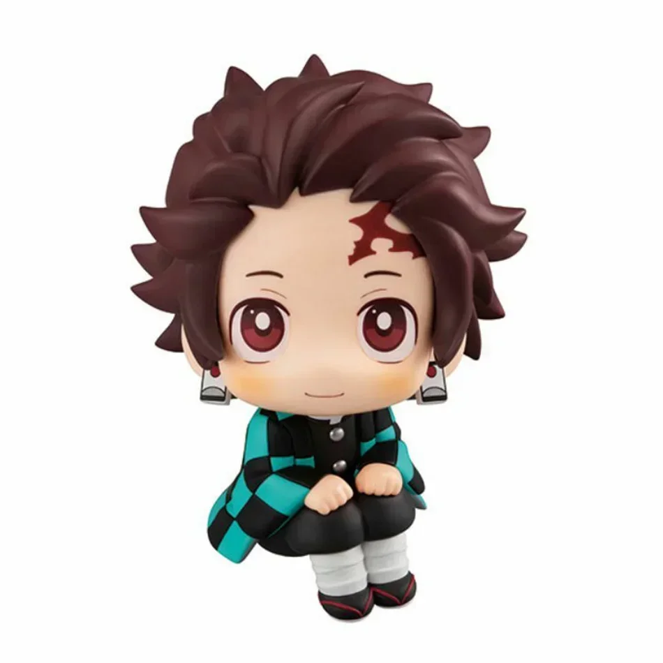 Demônio assassino figura ação kimetsu yaiba personagens animados coleção de brinquedos mh olhando para cima kamado tanjirou nezuko modelos de